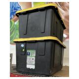 2 Storage Containers. 27 Gal