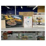 New 9.5 inch Fajita Pan, Mini Waffle Maker, and