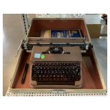 Vintage Olympia Manual Typewriter in Case.