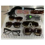 Variety of New Fashion Sunglasses and Whip.
