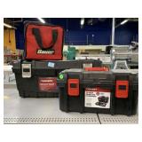 2 Tool Boxes and Tool Bag.