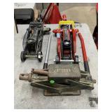 3 Car Jacks. Globe & Husky