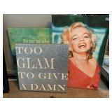 Marilyn Monroe Canvas, Glam Canvas, and More.