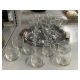 Vintage Princess House Etched Glass Set and