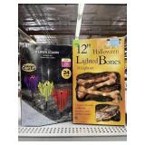 Light Up Ghost Lawn Stakes and 12 inch String of