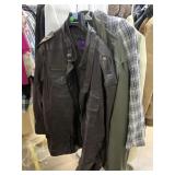 Menï¿½s Polo Jacket Size 3X, Varsity Jacket Size L,