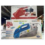 Dirt Devil Spot Cleaner and Handheld Vacuum in