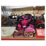 Assorted Purses, Duffle Bags & Handbags. Steve