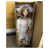 Connoisseur Hand crafted porcelain doll in box,