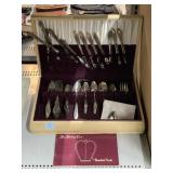 Flatware Set W/Chest & Nobility Club Members Book