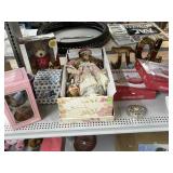 1998 Holiday Barbie Ornament with Wooden Stand,