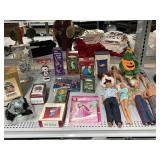 Barbie Dolls, Keepsake Ornaments, a Santa Key,