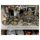 Silver Plated Bowls, Teapot, Cups & More