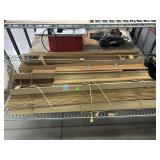 3 sets of Brown Blinds, approx 35x71in