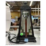 Tiffany-style Stained Glass accent lamp.