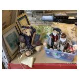 Collectors Porcelain Dolls, Wall Hanging Decor,