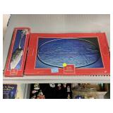 Holiday Serving Tray and Utensil in Boxes.