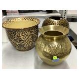 3 Decorative Plant Pots.