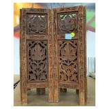 Hand Carved Wood Decor