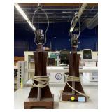 Vintage mid century modern style sculptural wood