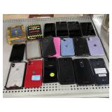 Variety of Cell Phones. Apple, LG, and More.