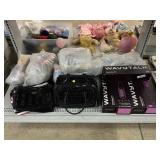 5 Steam Straighner Brushes, Caboodles Bag,
