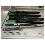 Fantasy Sword and 3 Hooyman Machetes.