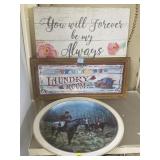 The English Leather Hunstman Tray and Wall Decor.