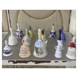 Collection of Porcelain Bells.