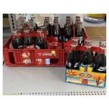 Vintage Coca-Cola Bottles and Crate.
