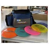 Variety of Golf Discs with Carry Case.