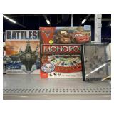CARS Monopoly, Battleship, and More.