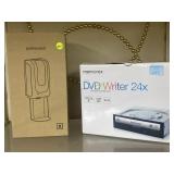 NIB Memorex DVD Writer 24X and Soap Dispenser.