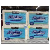 4 New Packs of Kirkland Napkins.