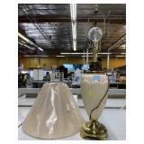 Vintage Cream/Gold Colored Table Lamp.