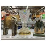 Vintage Ancient Egyptian Pharaoh Sculpture,
