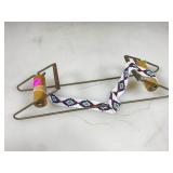 Traditional Bead Loom w/ Unfinished Product