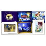 3 Disney Lithograph Portfolios. Beauty & The