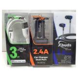 Two brand new kick power items a USB to lighting