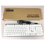 A Royal Kludge keyboard still in the box