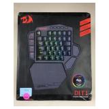 A red dragon, mechanical gaming keyboard in the