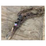 Branch wood carved wall art, Approx 35in tall