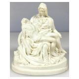 A vintage ivory colored resin replica figurine of