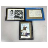 Autograped baseball players lot