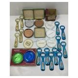 Five boxes of vintage coasters for your home bar
