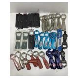Box full of bottle openers advertising, Molson,