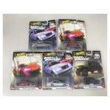 5 NIP HotWheels Fast & Furious Cars