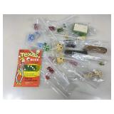 Bag of 19 more smaller bags all holding dice some