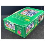 1990  pro set football wax box