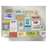 Vtg Circus Ticket Collection.
